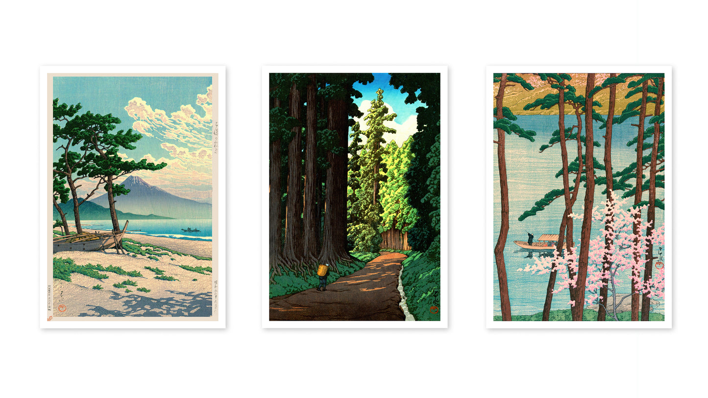 Klassieke Hasui-taferelen