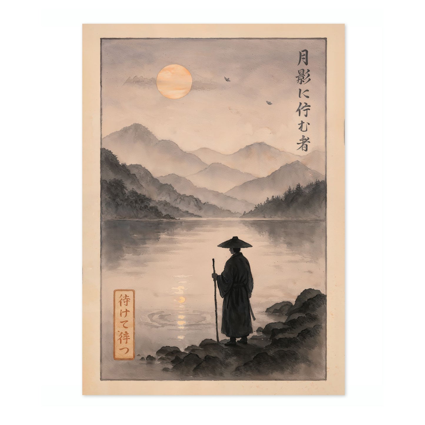 Der Wanderer und der Mond