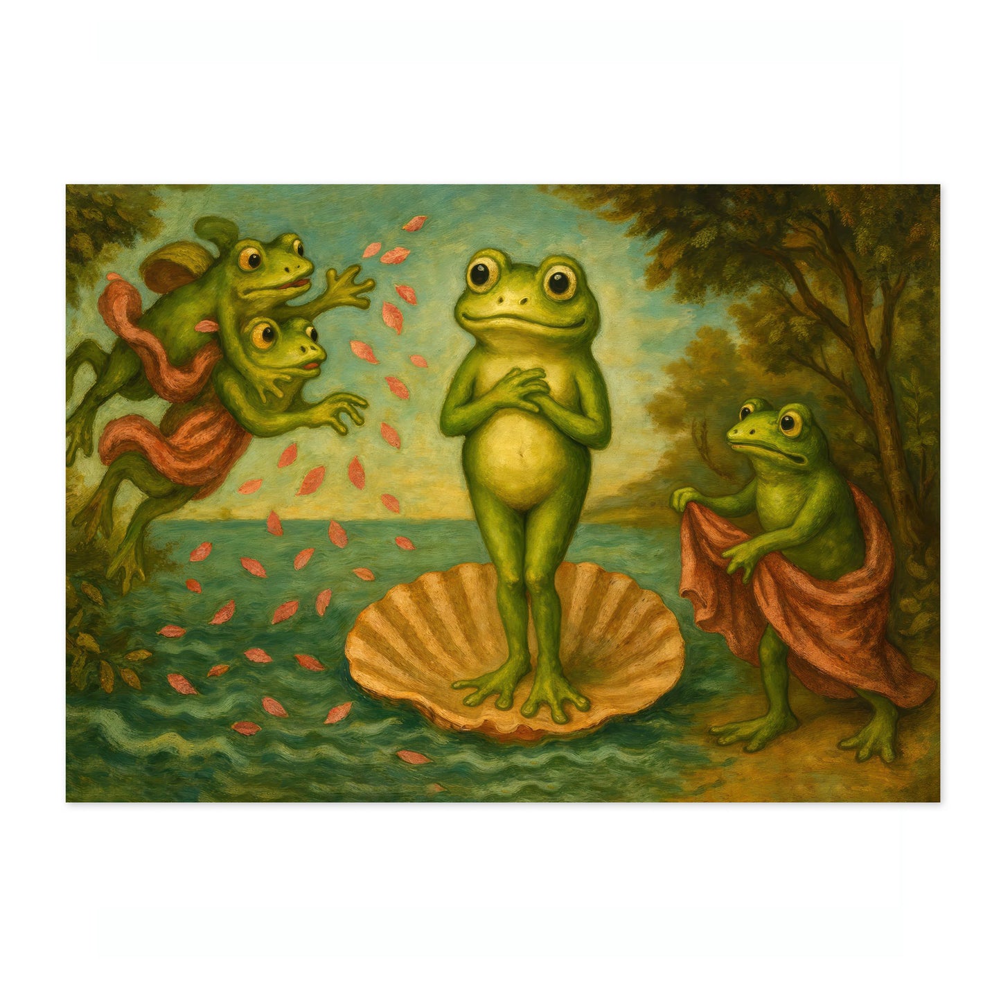 Frogicelli's Geboorte van Venus