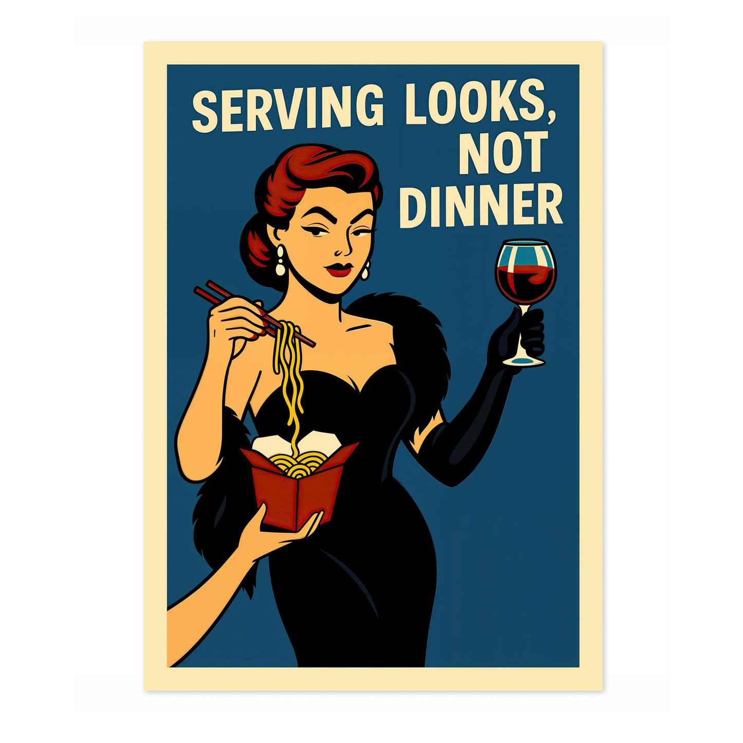 Serving Looks, Not Dinner