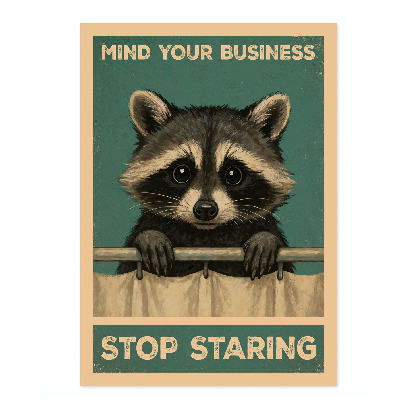 Kümmer dich um deinen eigenen Kram, hör auf zu starren