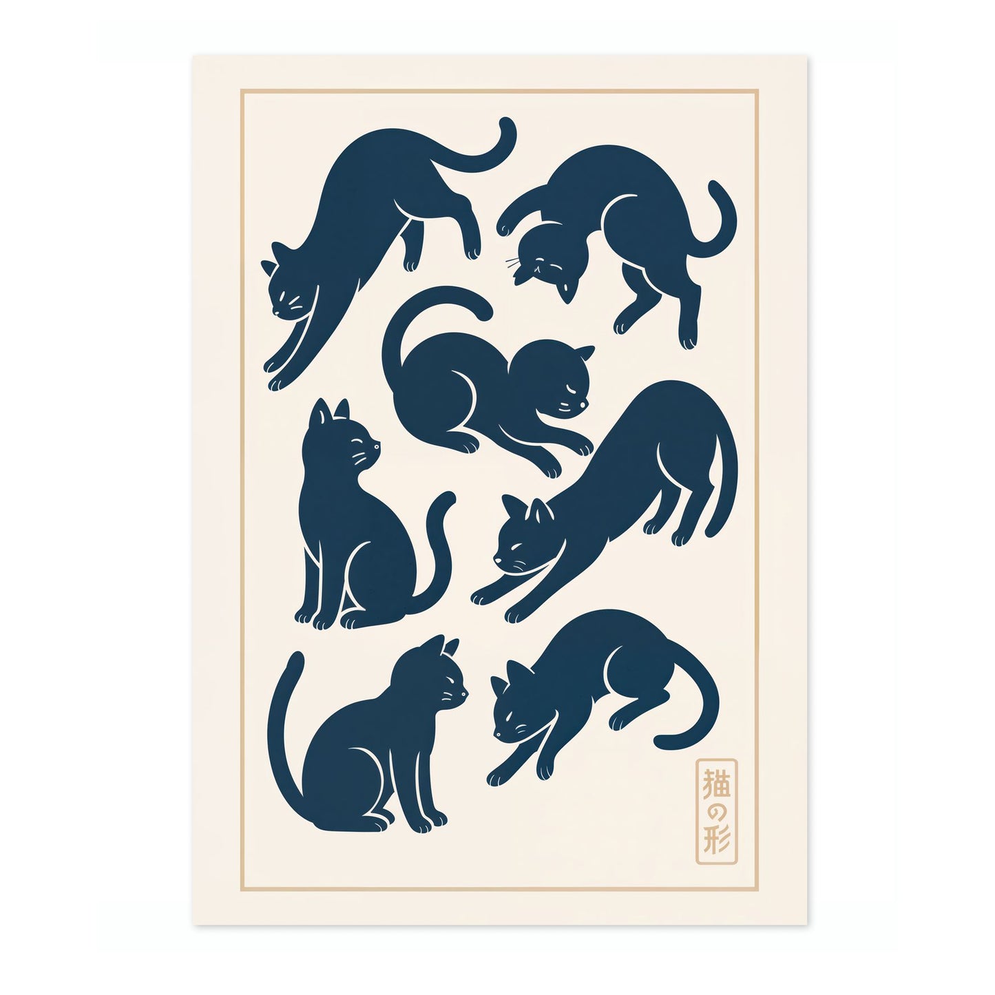 Playing Japanese Cats