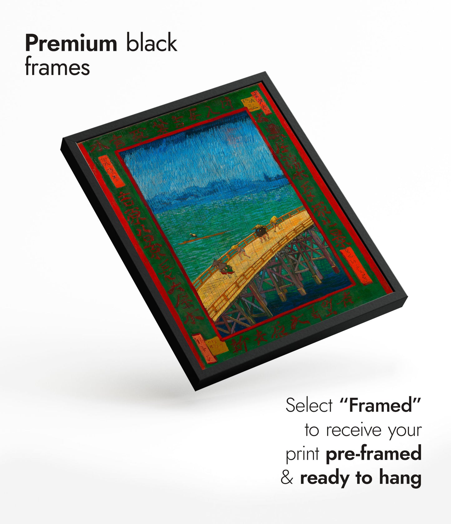 Bridge in the Rain after Hiroshige