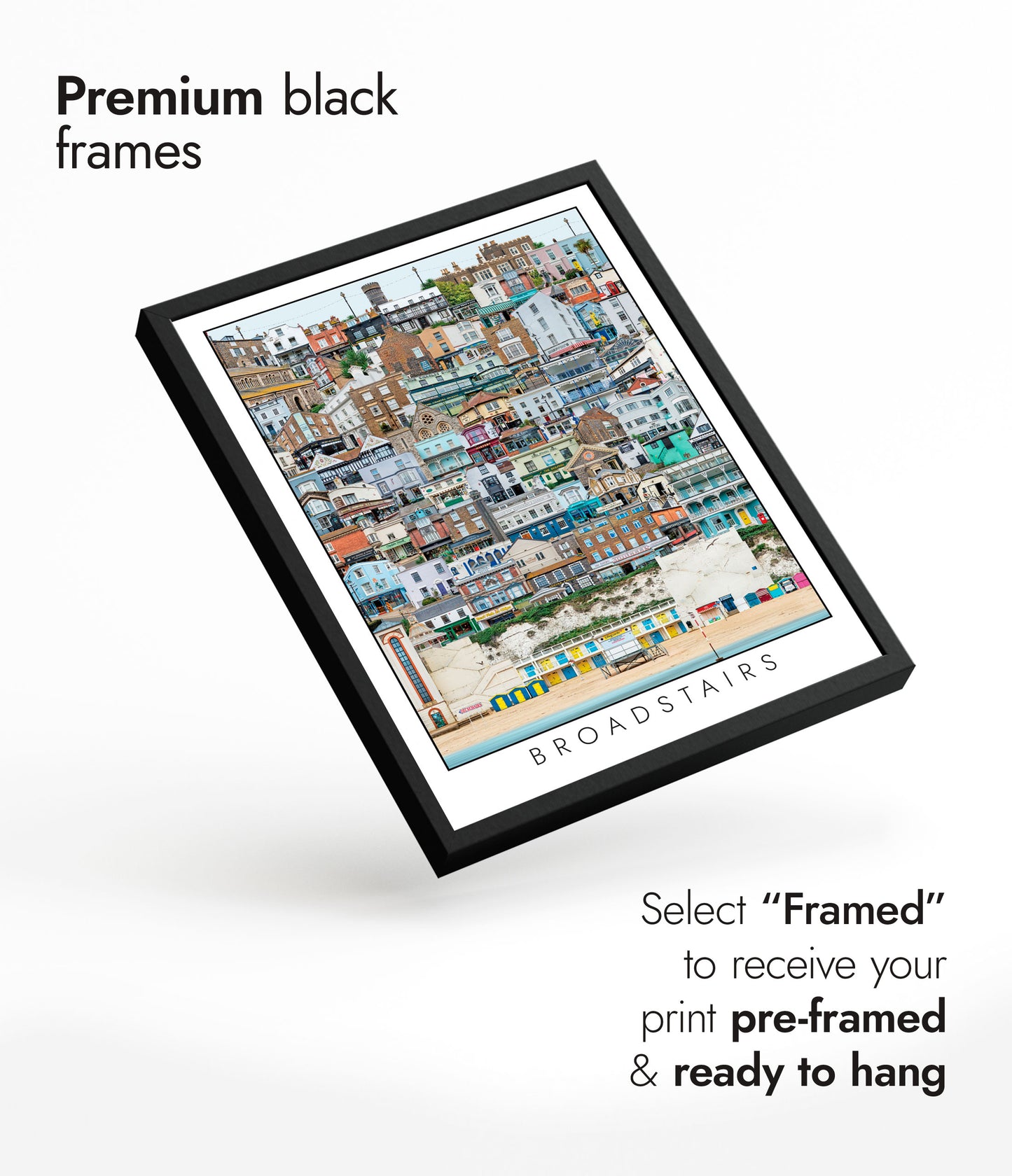 Broadstairs stadssilhuett