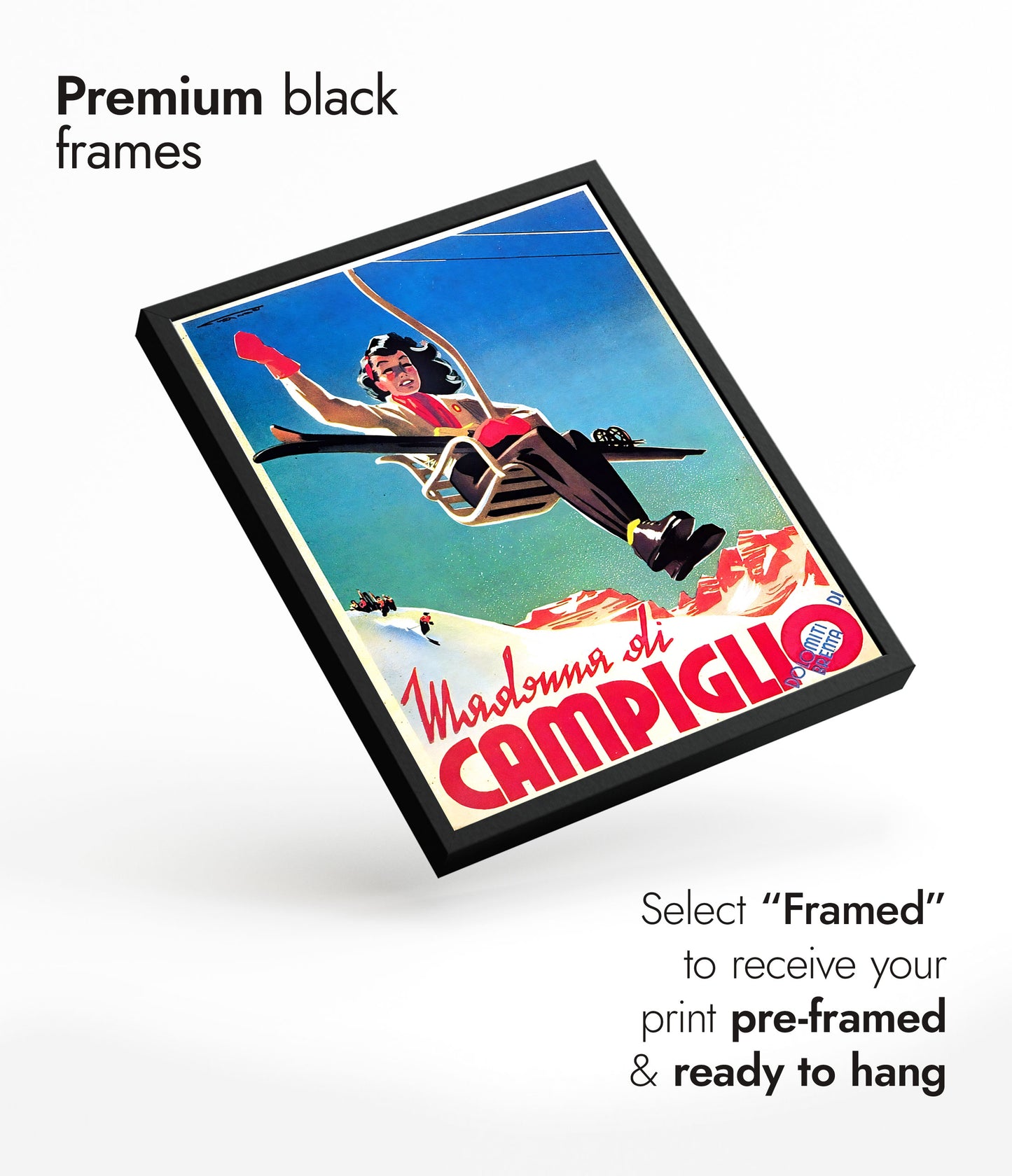 Campiglio, Italië - Skiën