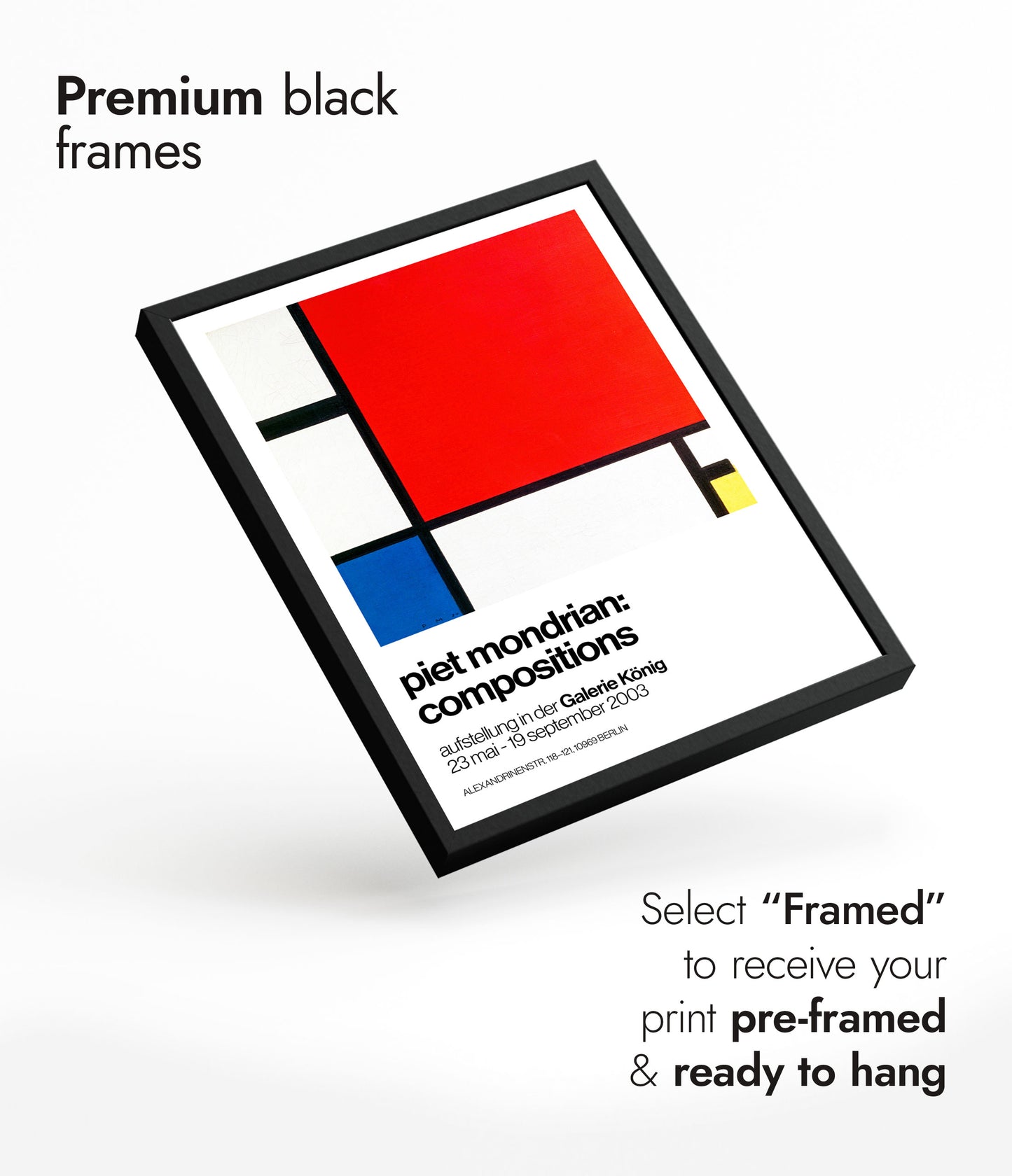 Komposition mit Rot, Blau und Gelb