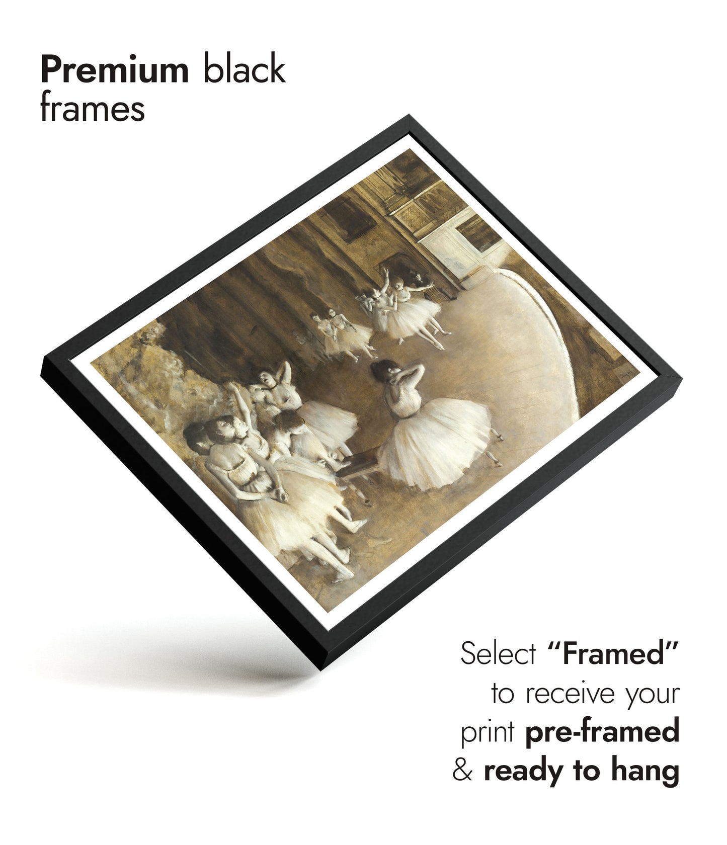 Balettrep på scenen