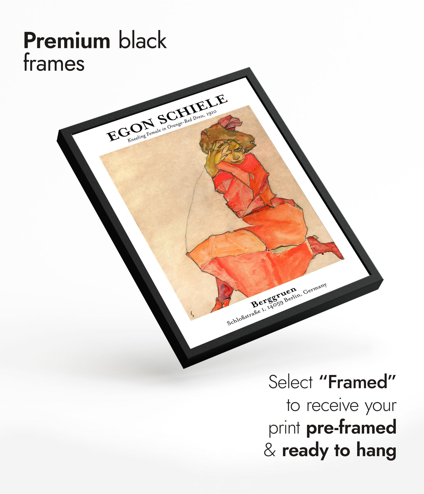 Woman in Orange Dress