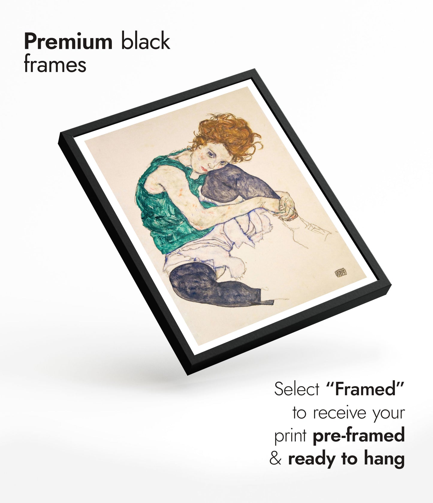 Seated Woman with Legs Drawn Up