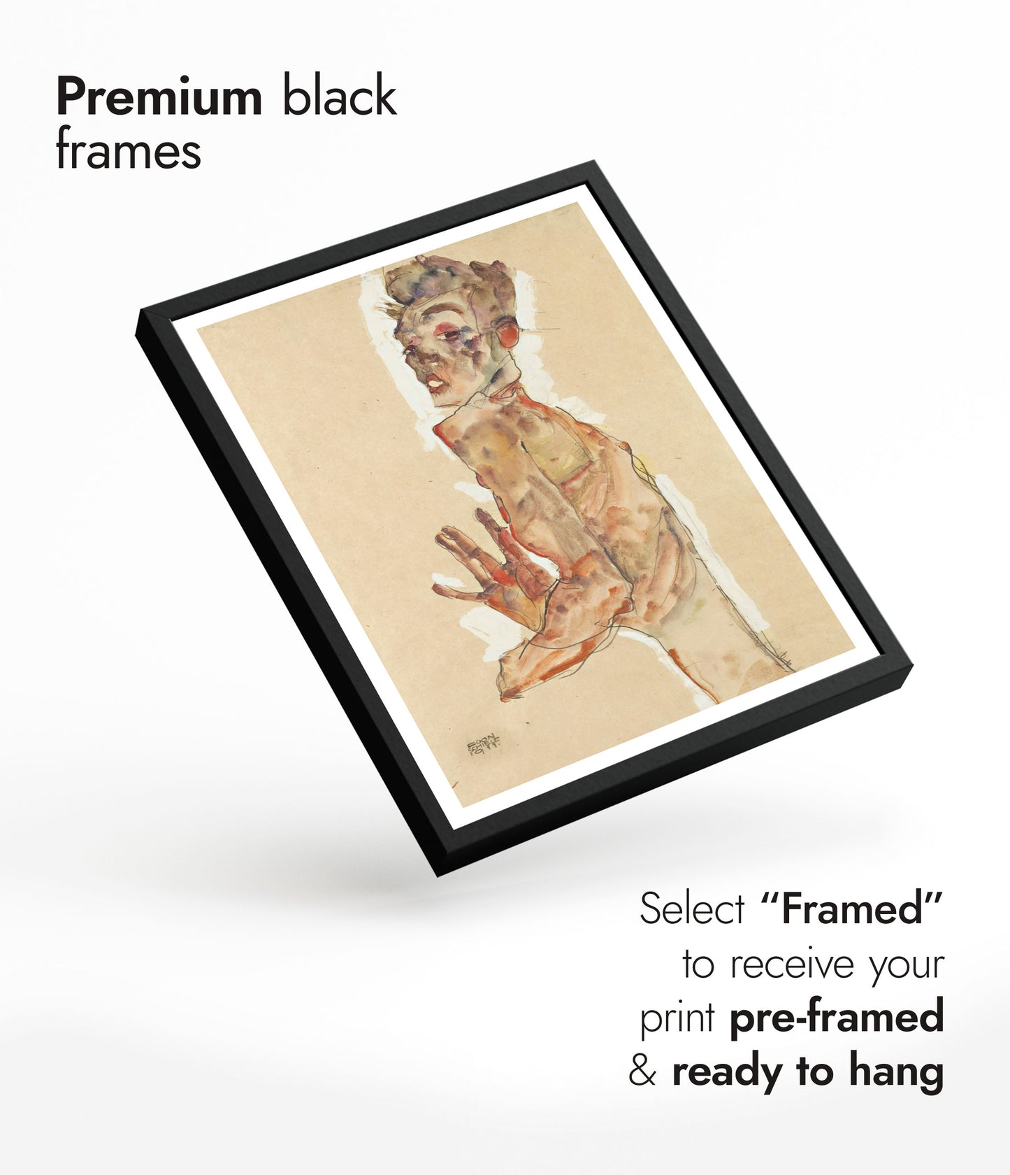 Self-Portrait with Splayed Fingers