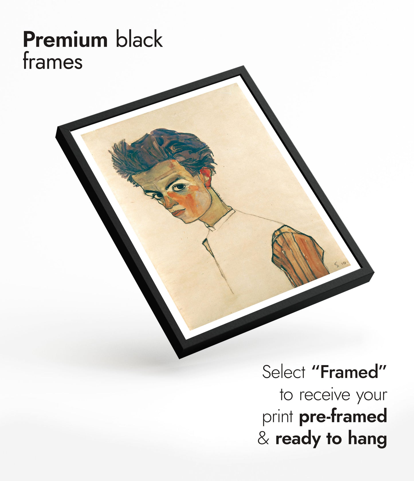 Self-Portrait with Striped Shirt