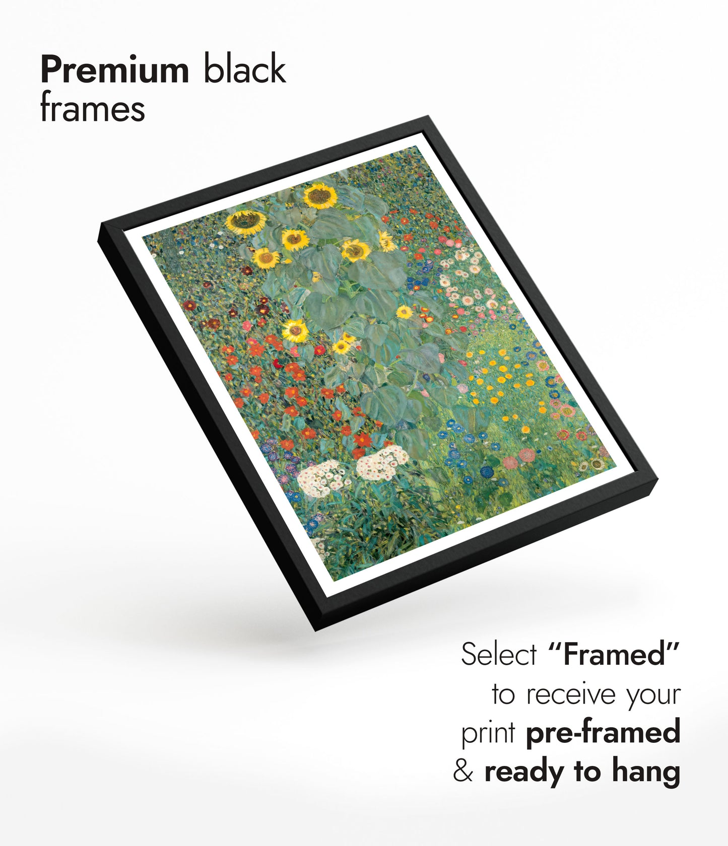 Farm Garden with Sunflowers