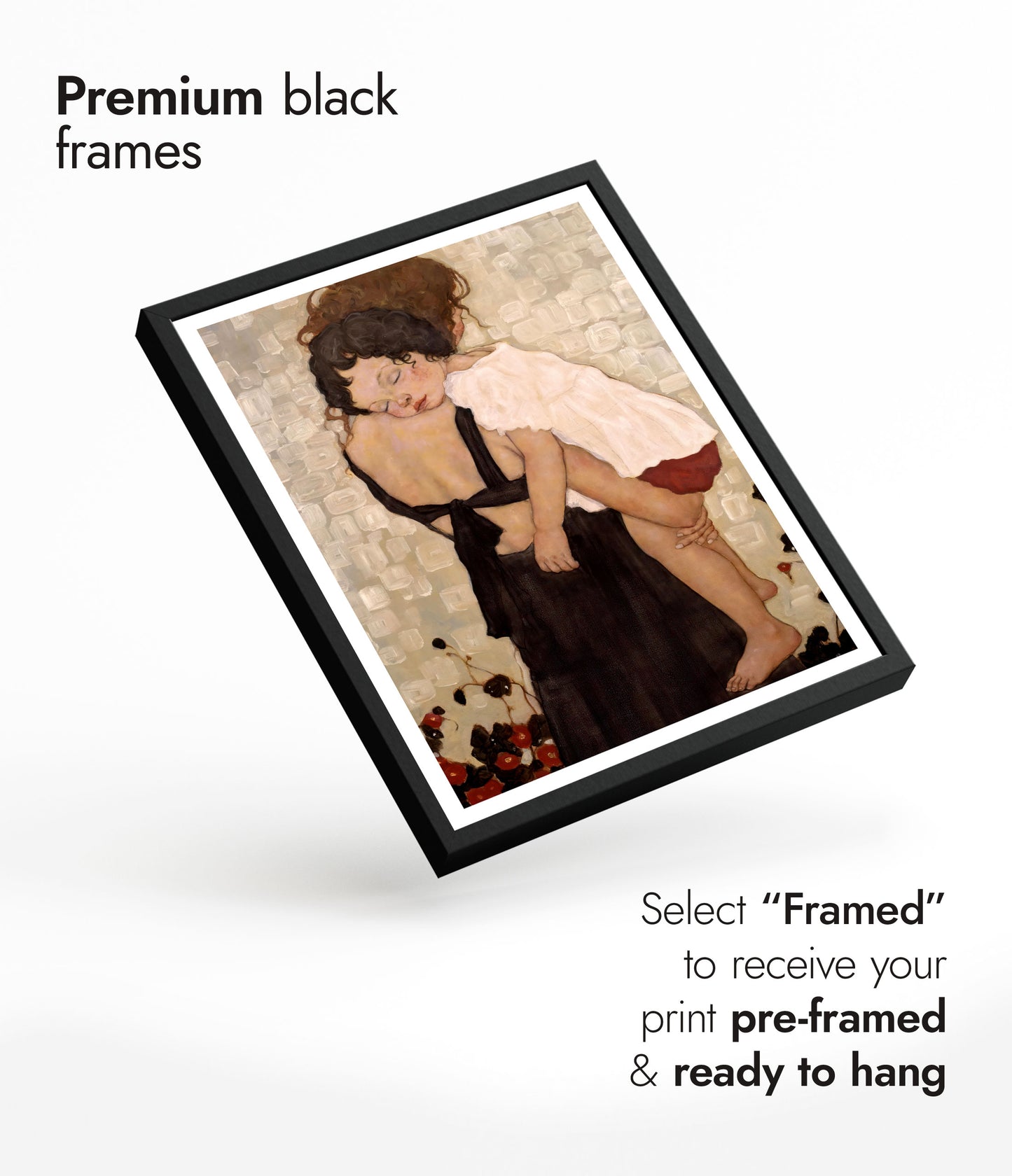 Mère tenant un enfant