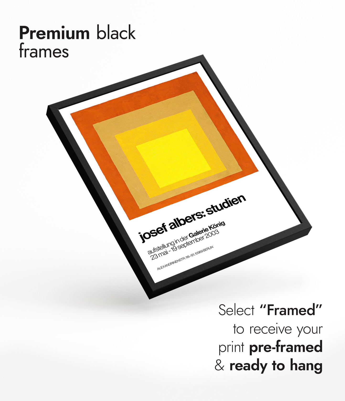 Hommage an das Quadrat Orange