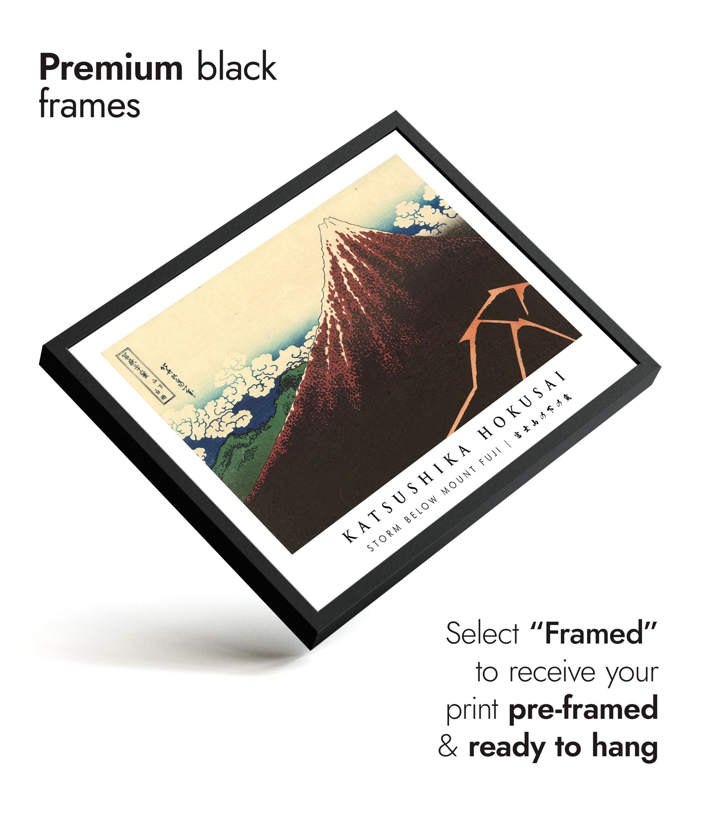 Storm Below Mount Fuji