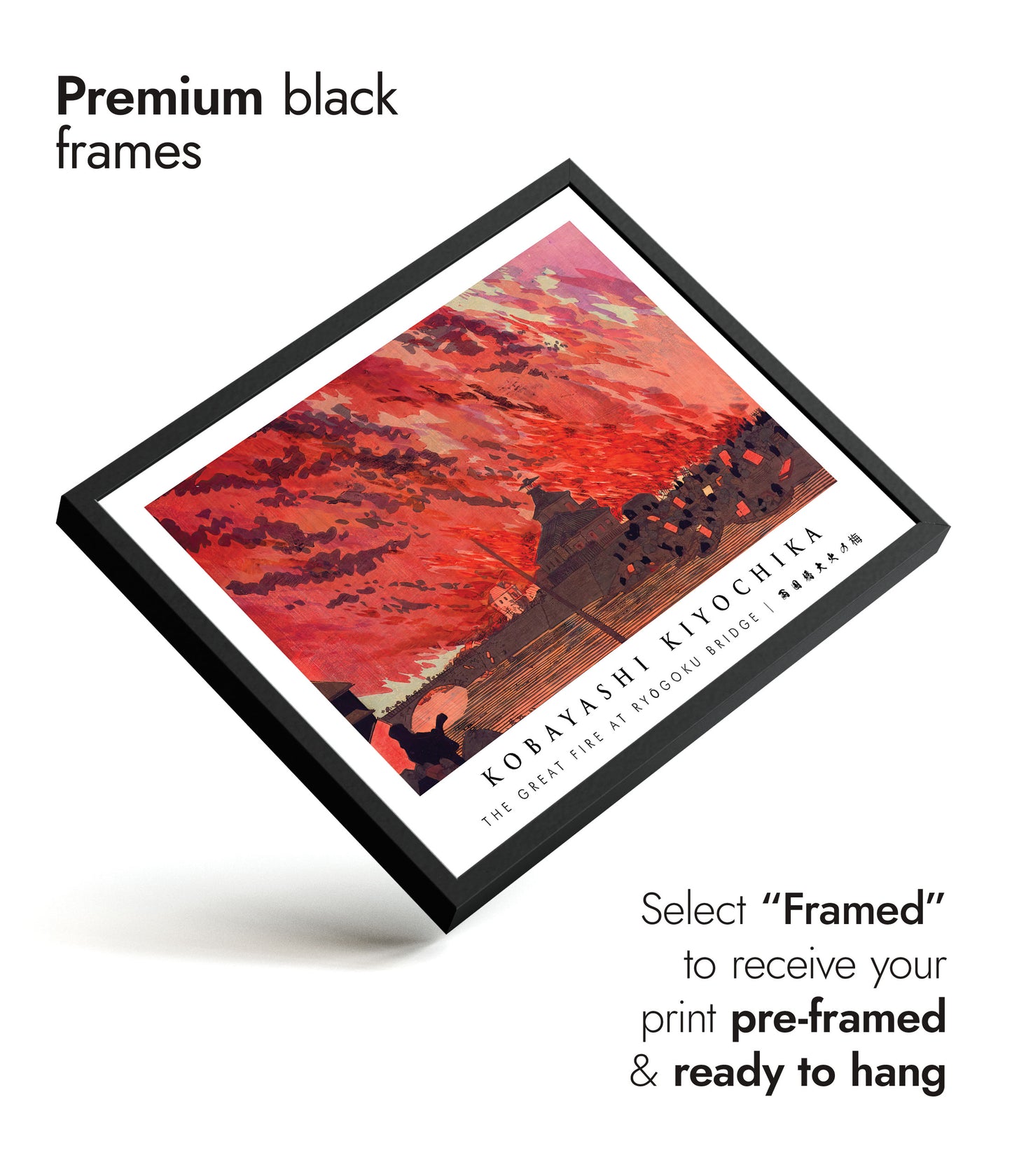 Den stora branden vid Ryōgoku-bron