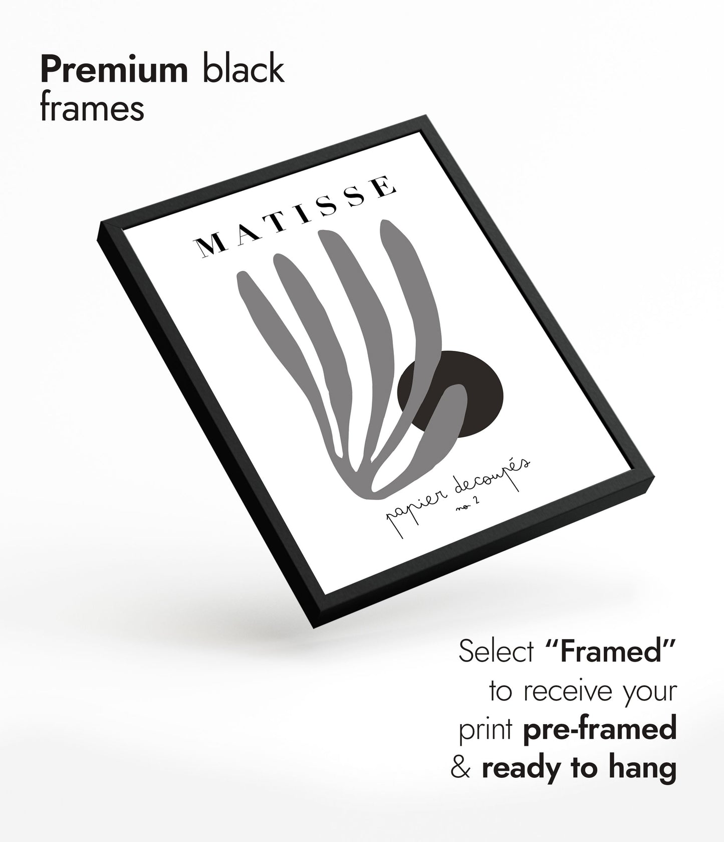 Matisse Cutouts No. 2 B&W