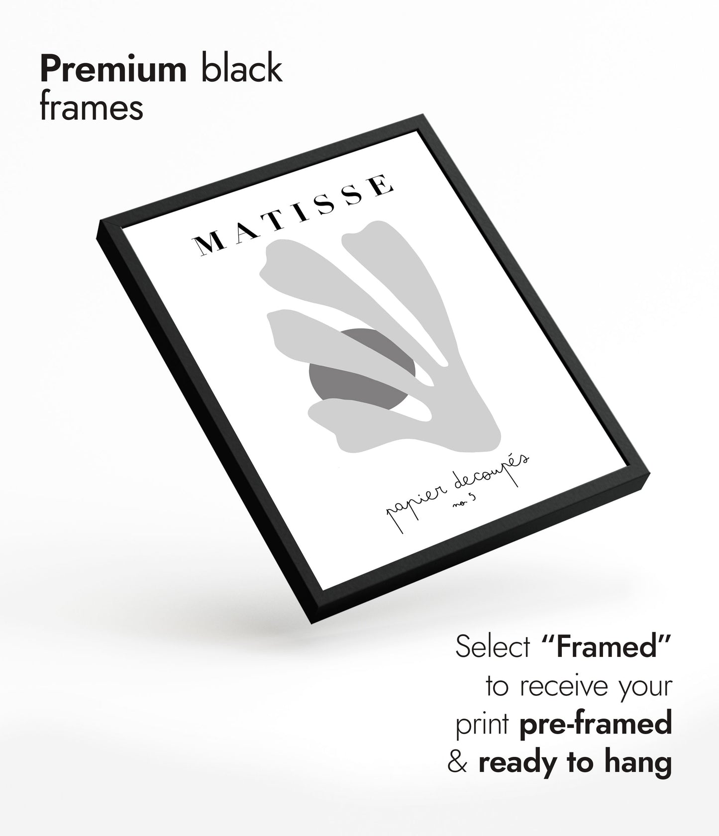 Matisse Cutouts No. 5 B&W