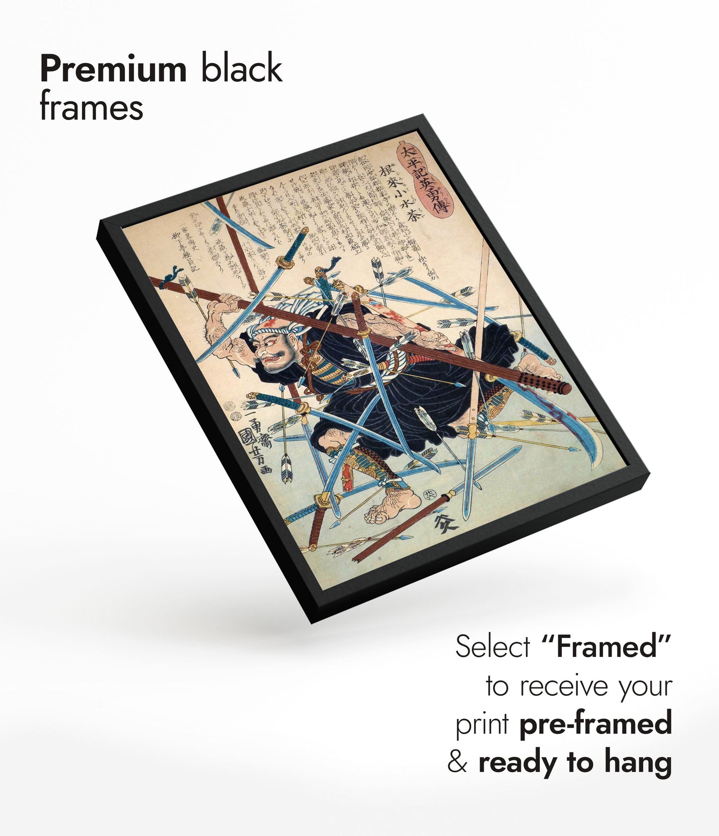 Negorono Konizuchi Amid a Hail of Weapons