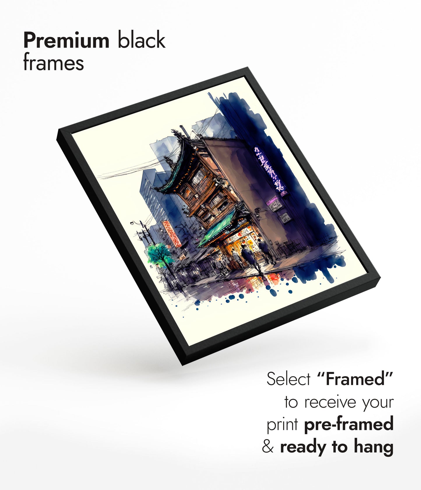 Ramen Shop Watercolour