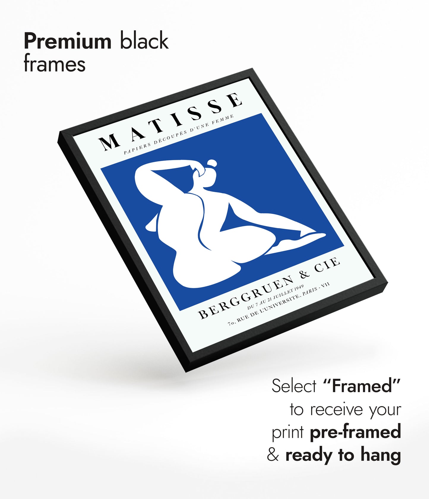 Une Femme Bleue, Qui S'Étire