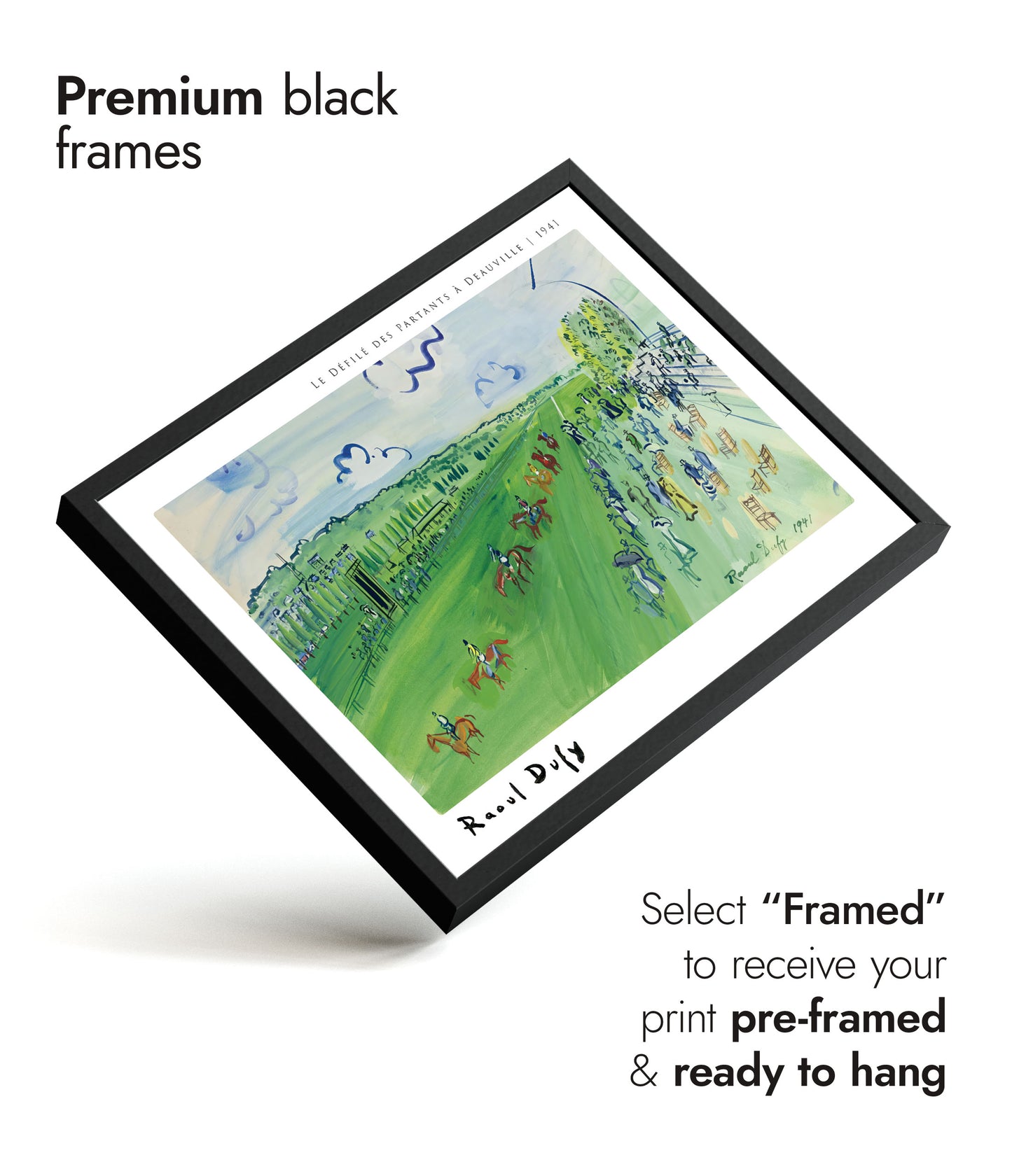 Le défilé des partants à Deauville