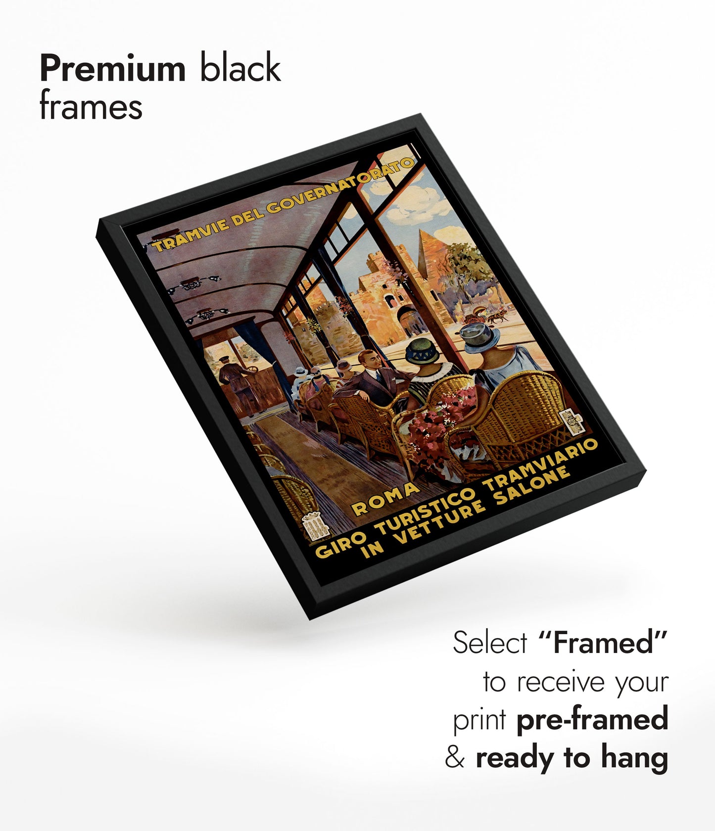 Spårvagn i Rom, Italien