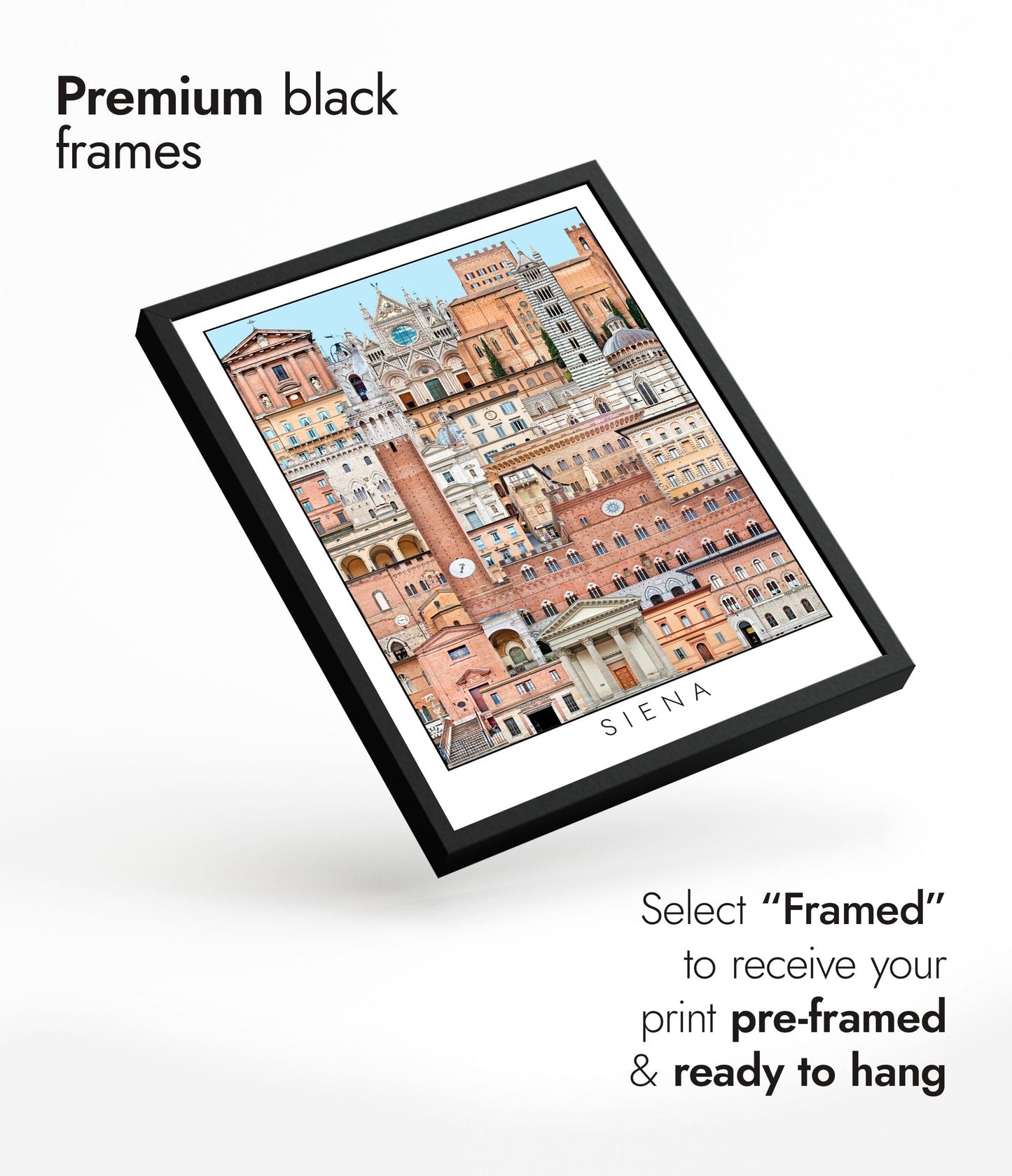 Paysage urbain de Sienne