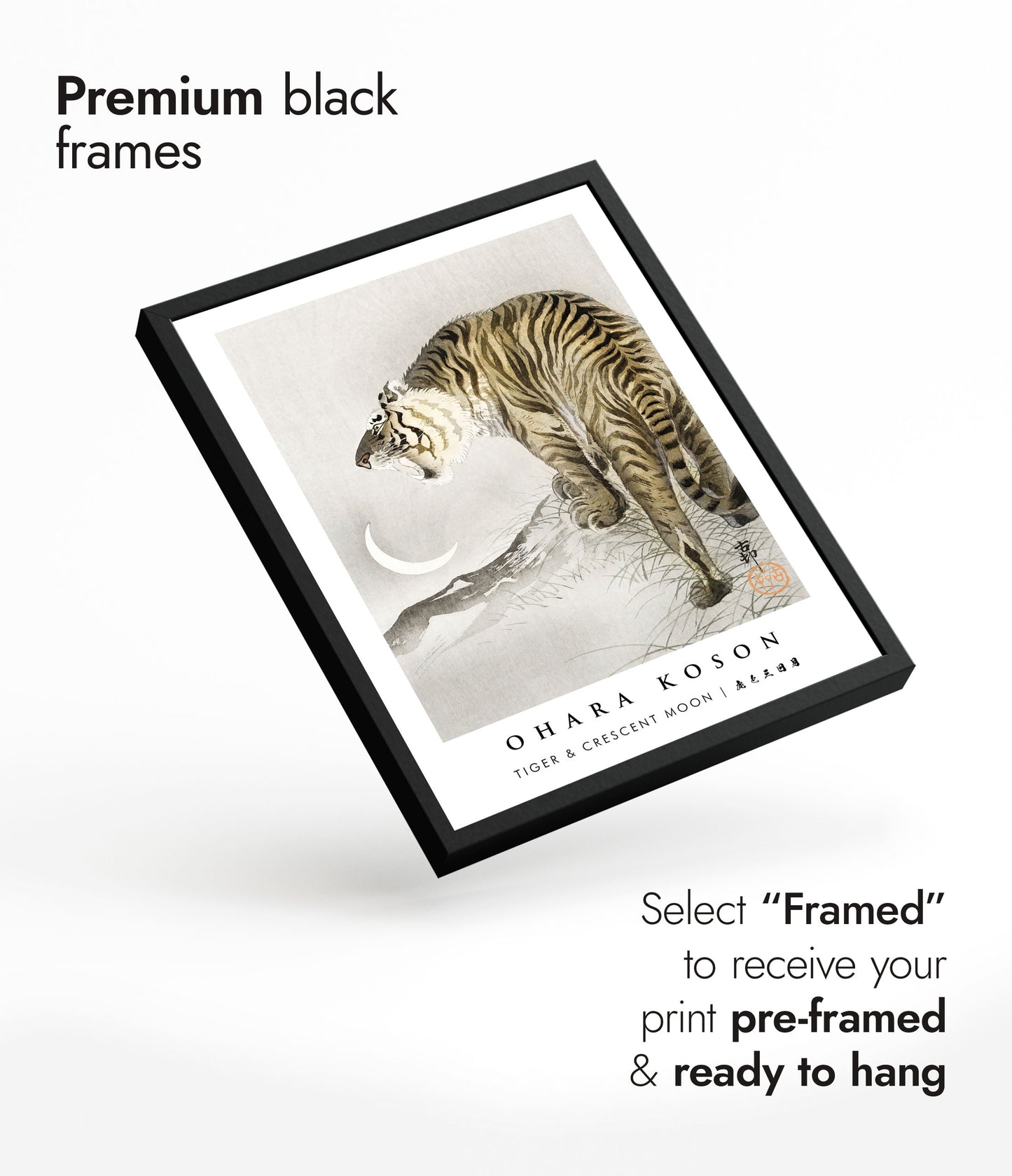 Tiger & Crescent Moon