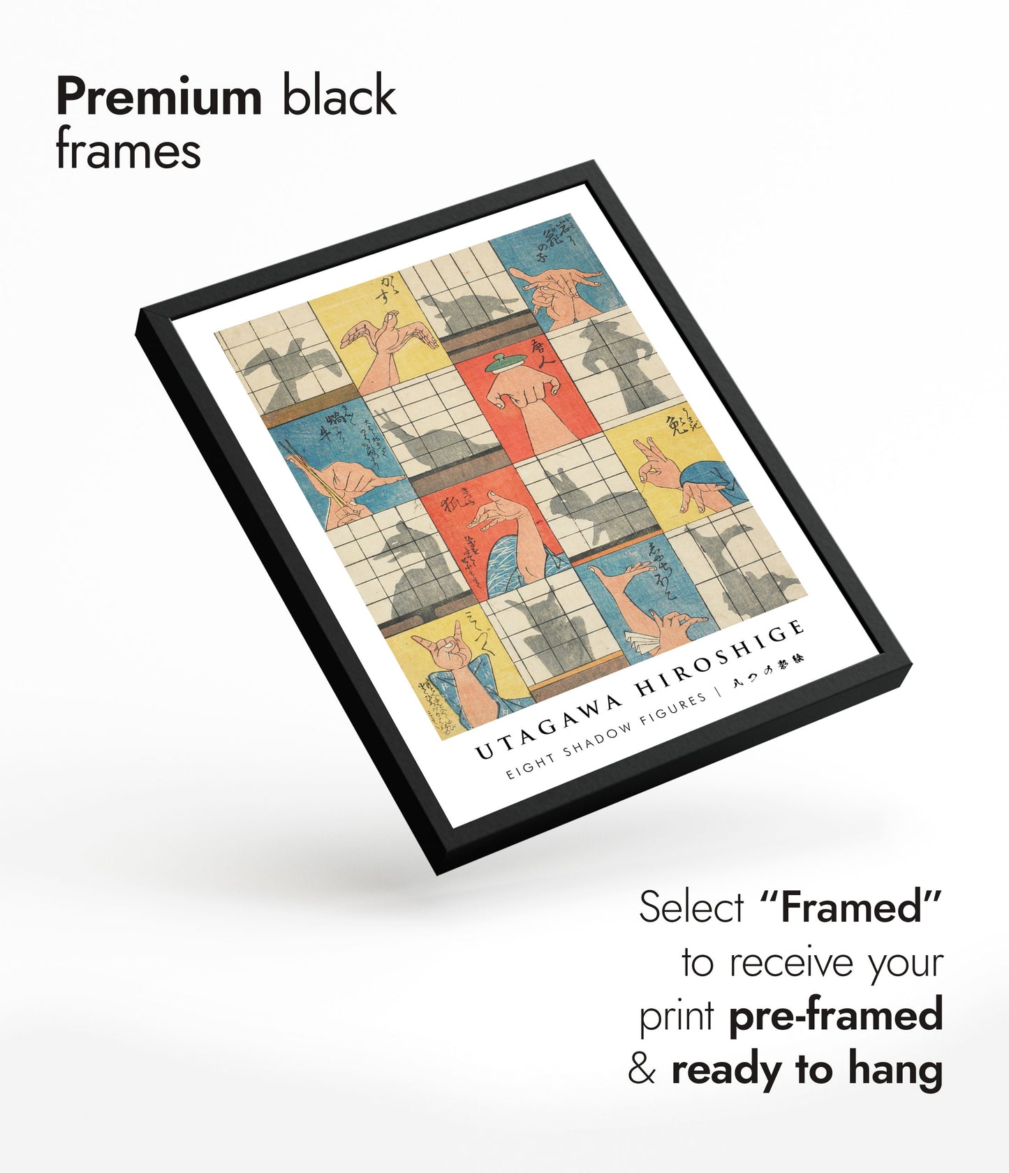 Acht Schattenfiguren