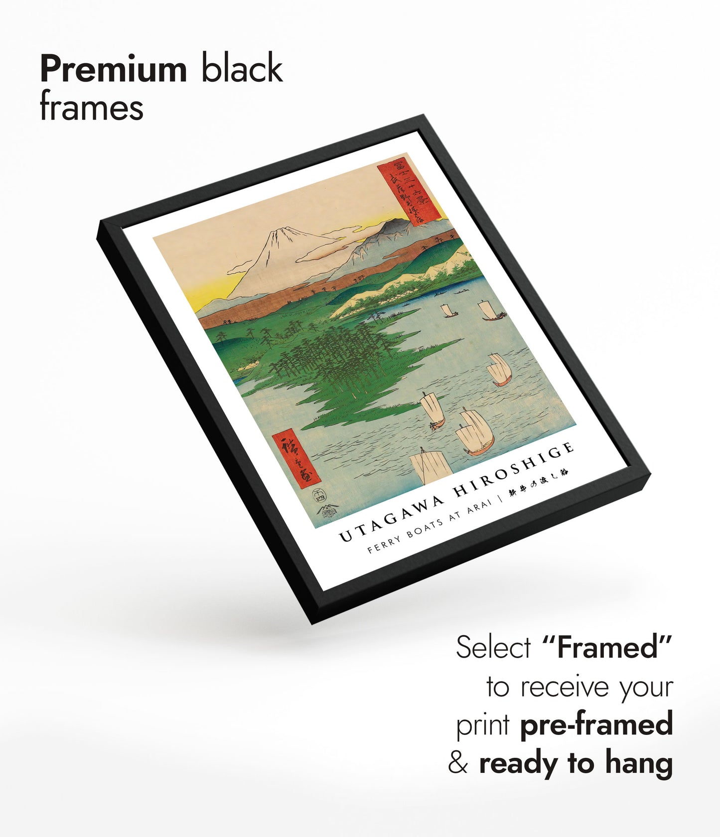 Bateaux de ferry à Arai