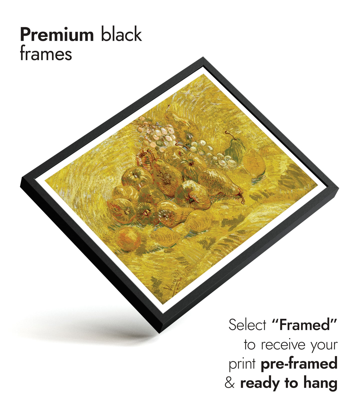 Kvedar, citroner, päron och druvor