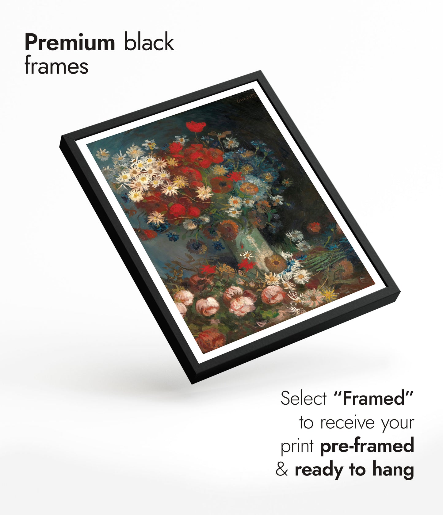 Still Life with Meadow Flowers & Roses