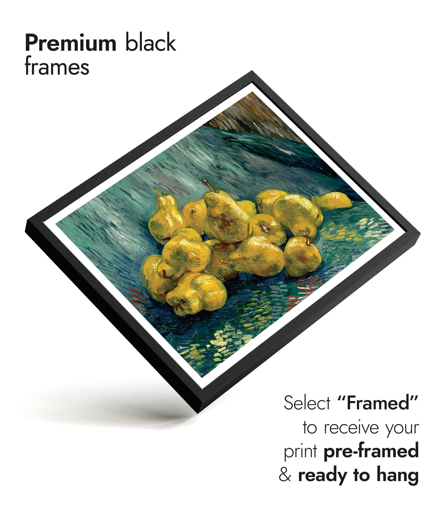 Stilleben med kvitten