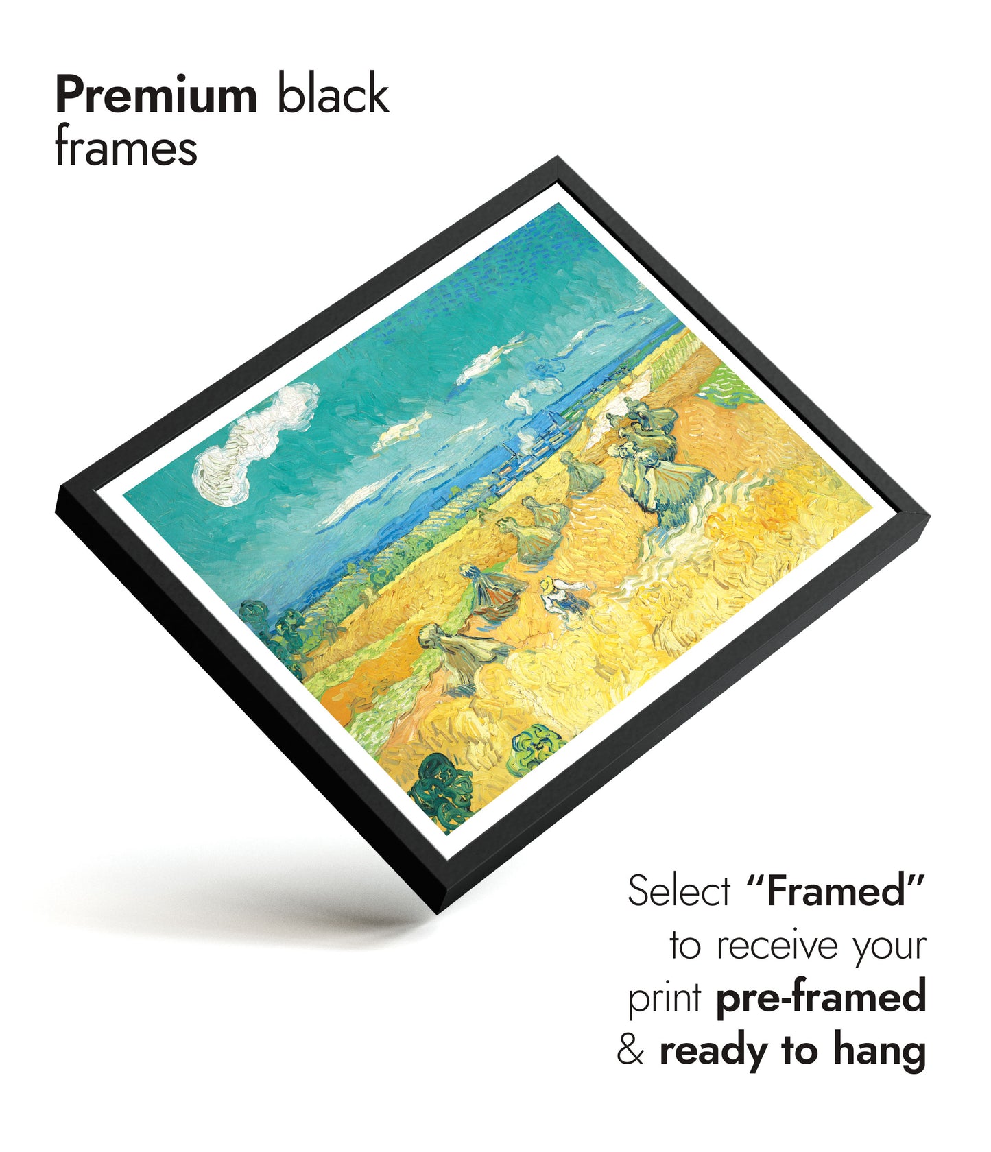 Wheat Fields with Reaper, Auvers