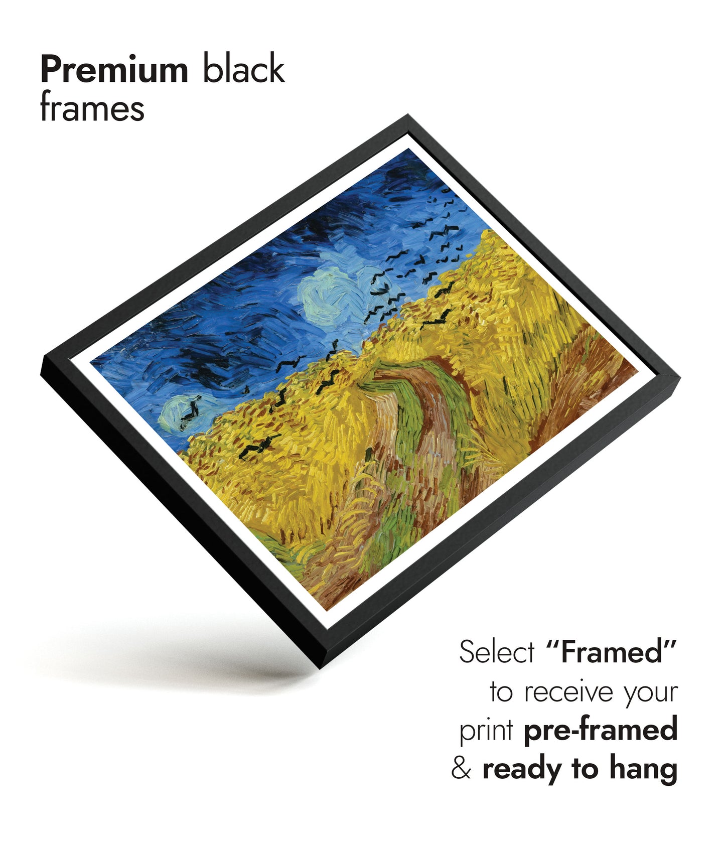 Wheatfield with Crows