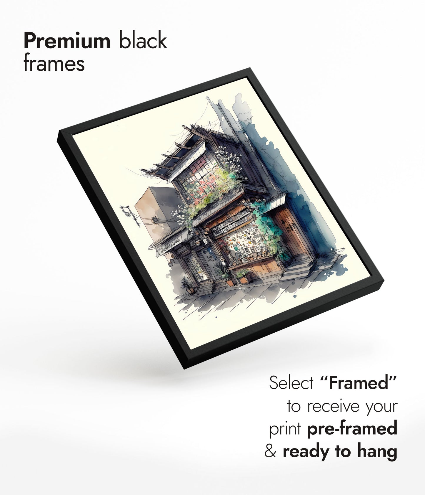 Ramen Shop Watercolour