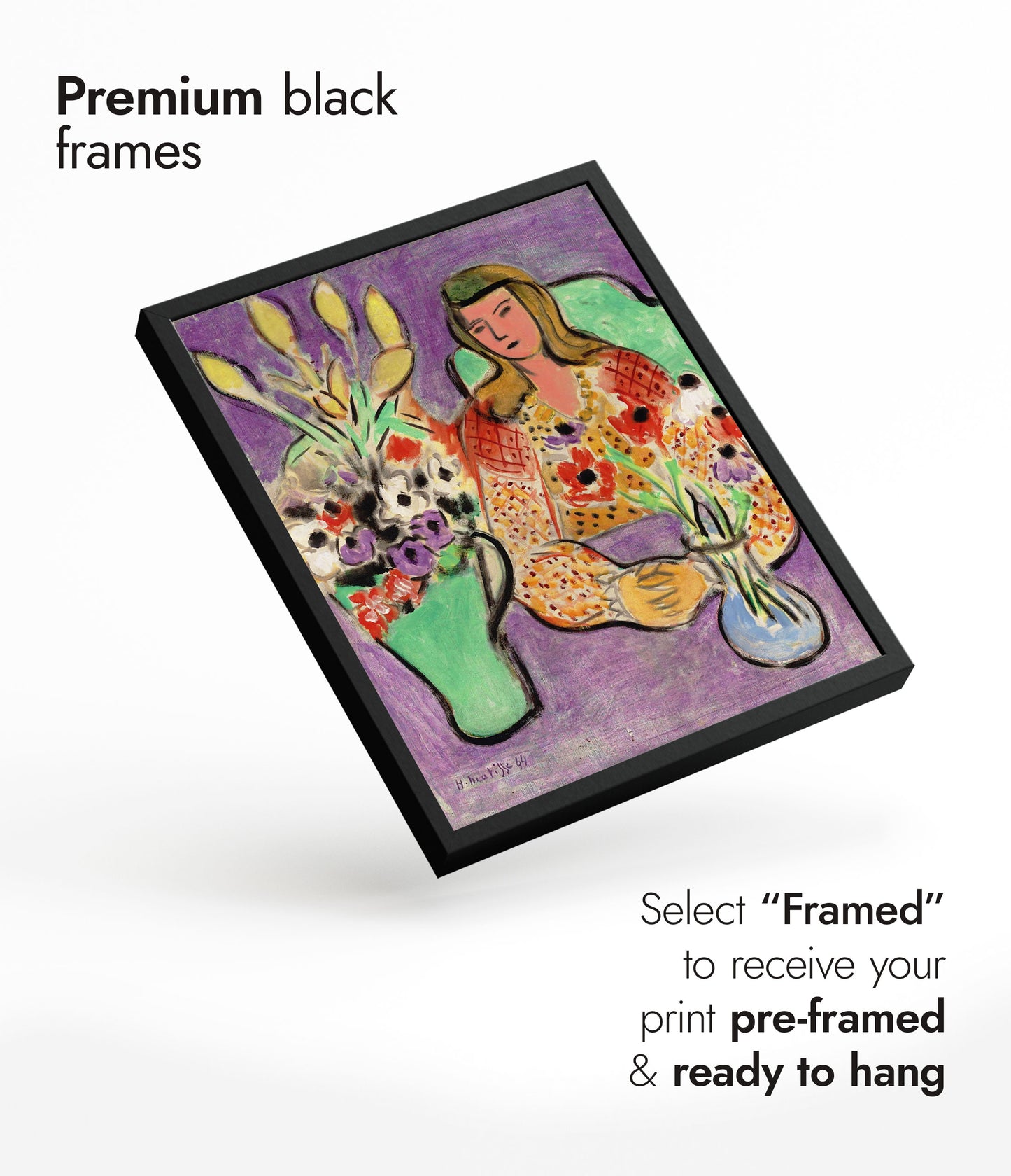 Young Woman with Anemones