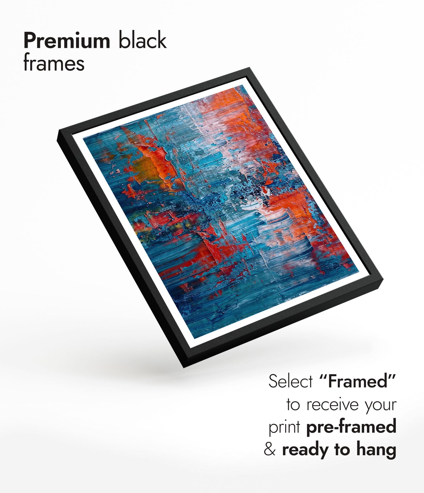 Warm & Cold Impasto, Portrait I