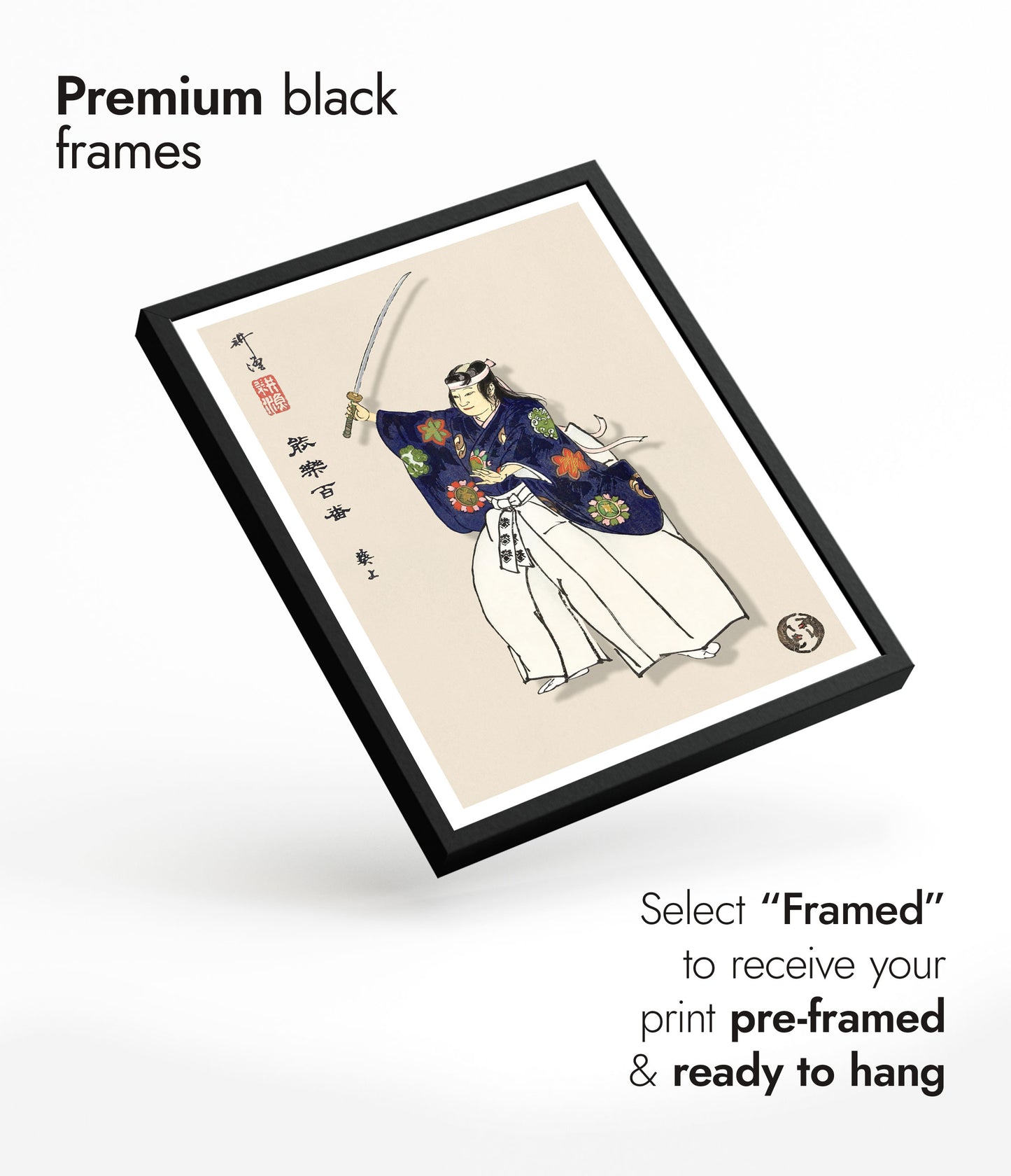 Actors in the Noh Play Eboshiori