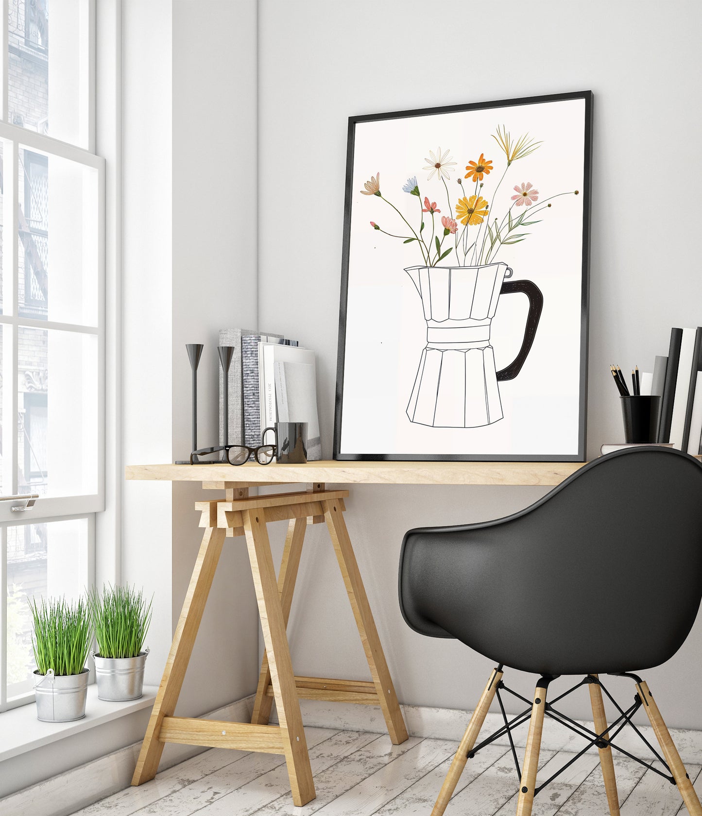 Flower Coffee Pot
