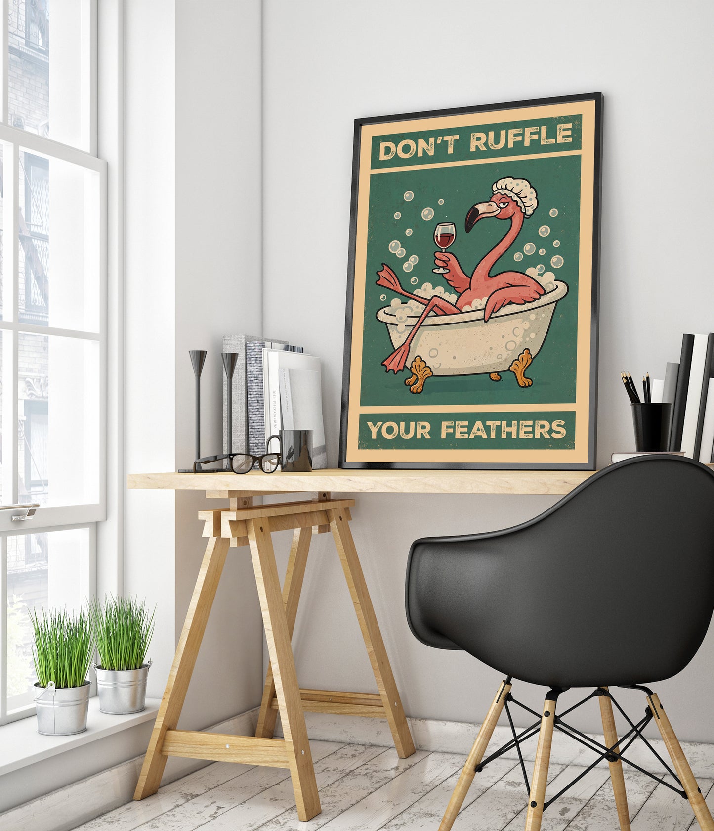 Maak je veren niet los