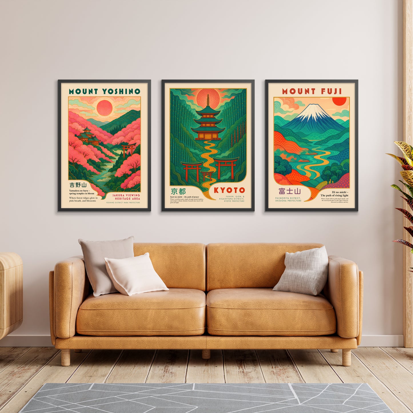 Groene Anime Japanse Uitzichten