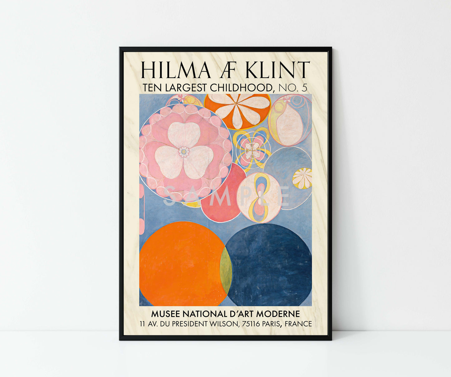 Hilma Klint Orange - Set of 3