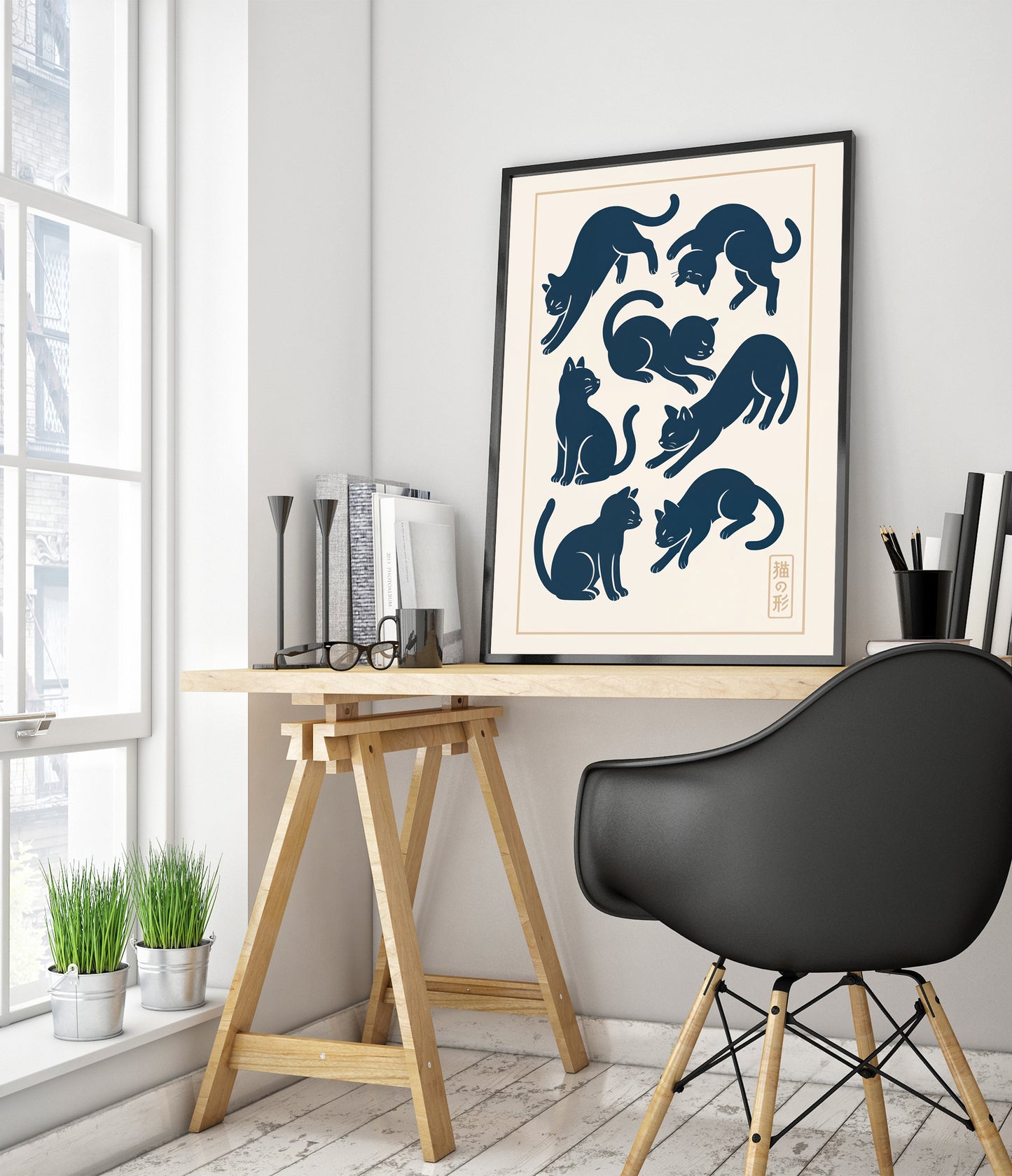 Playing Japanese Cats