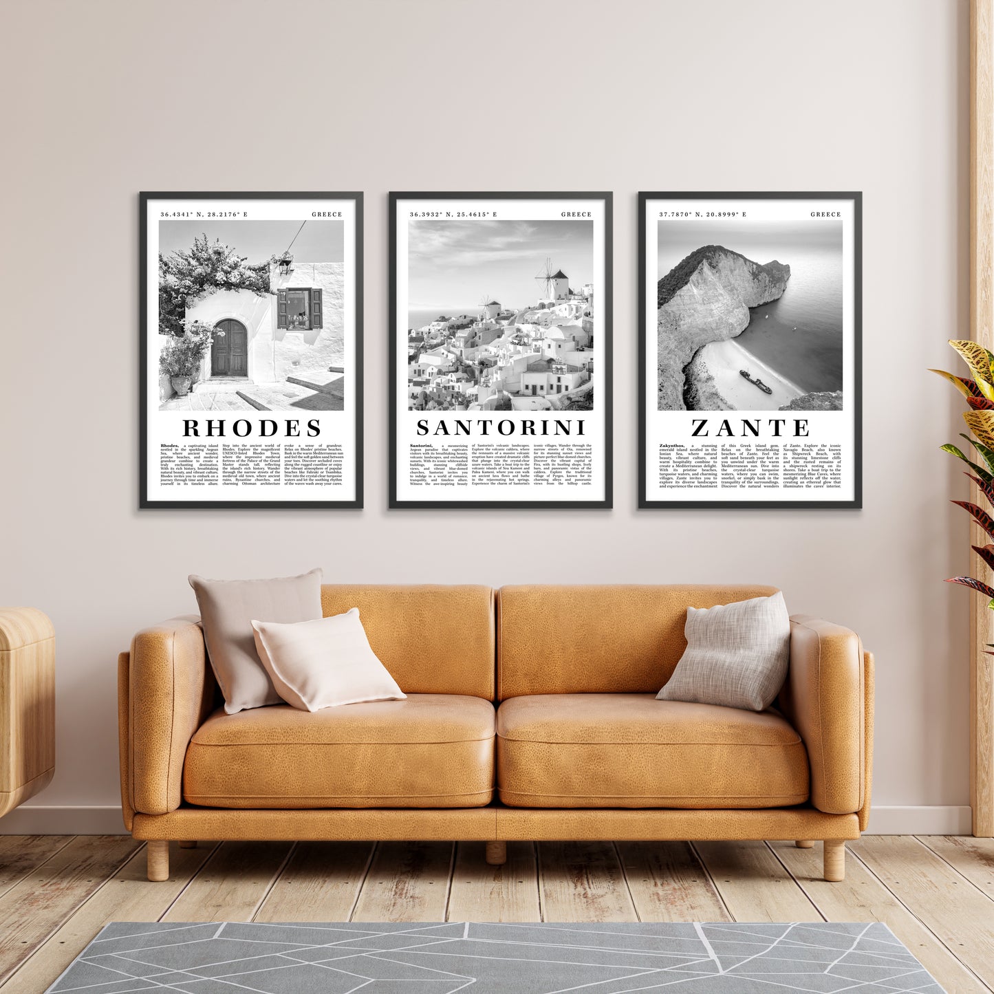 Griechenland Schwarz & Weiß