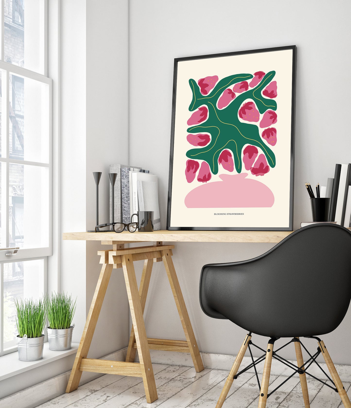 Blooming Strawberries