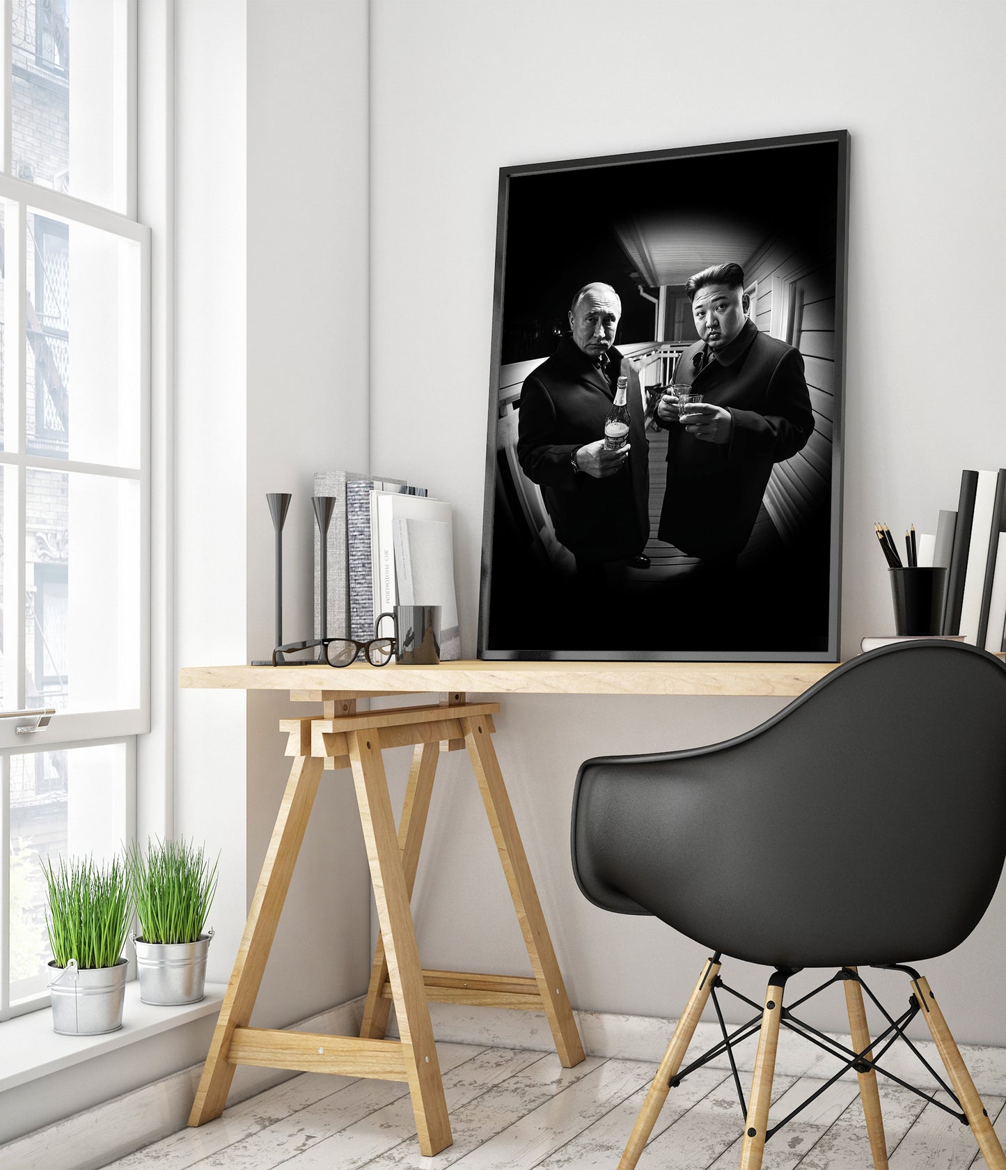 Poetin & Kim Jong-Un