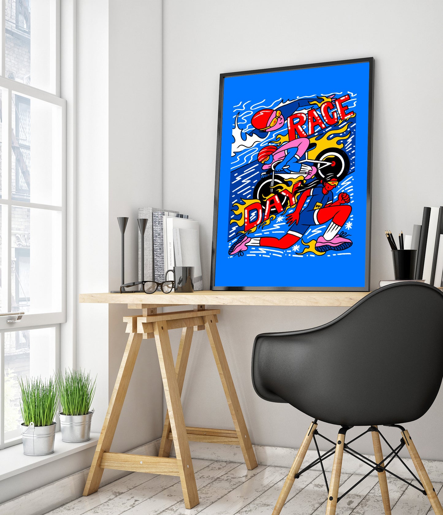 Triathlon On Race Day