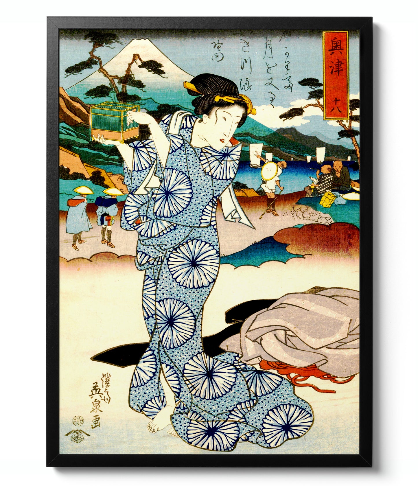 Geisha Ausstellung - Set aus 3